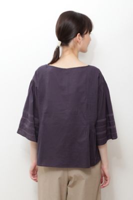 ◆インド刺繍プルオーバーブラウス（０７７２１１０６０４）