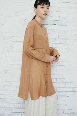 シアーロングシャツ（０７７２１１０６１９）