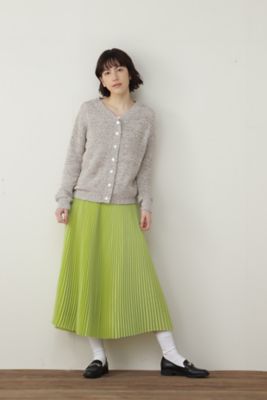 ◆シャンブレープリーツスカート（０７７２１２０２００）
