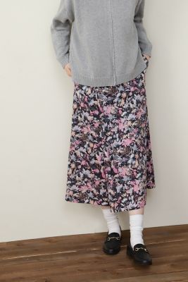 ＜human woman (Women)＞◆リバティプリントスカート（０７７２１２０２０１）