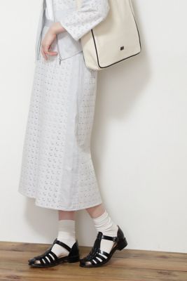 ＜human woman (Women)＞◆アイレットレースタイトスカート（０７７２１２０３０１）