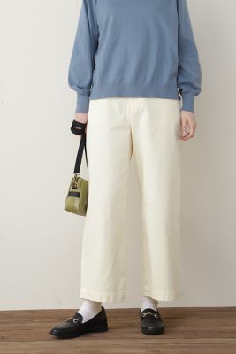 ＜human woman (Women)＞◆製品染セミワイドパンツ（０７７２１３０２０２）
