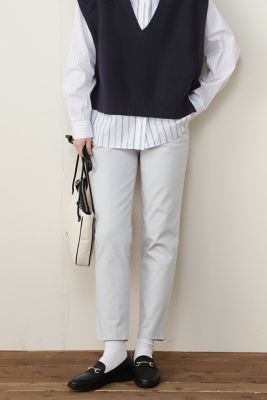 ＜human woman (Women)＞◆ピケストレッチテーパードパンツ（０７７２１３０２０３）