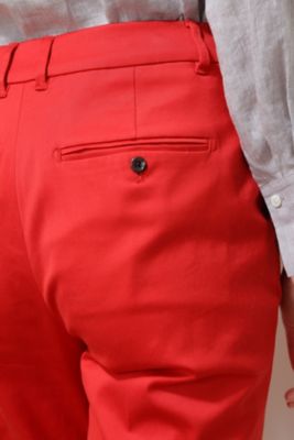 ◆サテンストレッチスリムパンツ（０７７２１３０４００）