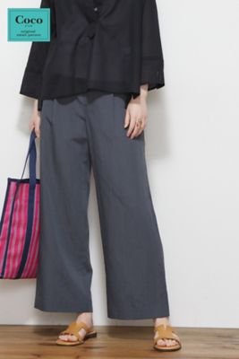 ＜human woman (Women)＞◆レーヨンリネンタンブラーパンツ（０７７２１３０４０２）