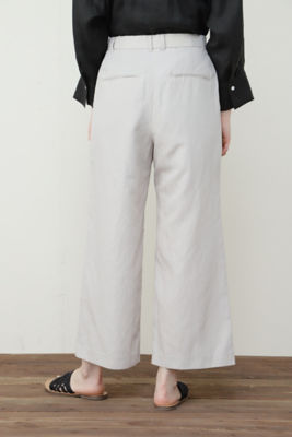 【新品】HUMAN WOMAN リネンタンブラーパンツ ◇レーヨンリネンタンブラーパンツ（0772130402