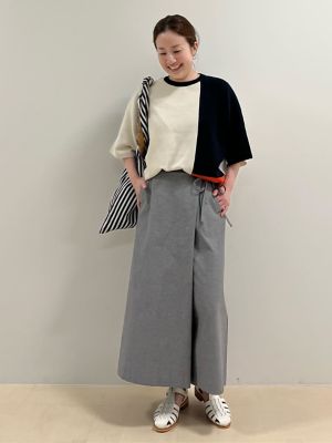 ◆ドビーストレッチラップ風キュロット（０７７２１３０４０４）