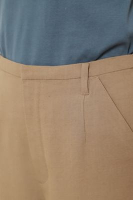 ◆レーヨン強撚Ｃ／麻ツイルＳＴパンツ（０７７２１３０５０５）