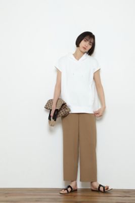 ◆レーヨン強撚Ｃ／麻ツイルＳＴパンツ（０７７２１３０５０５）