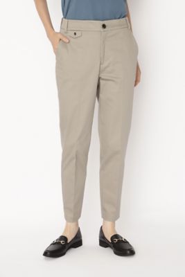 サテンストレッチスリムパンツ（０７７２１３０６０５）
