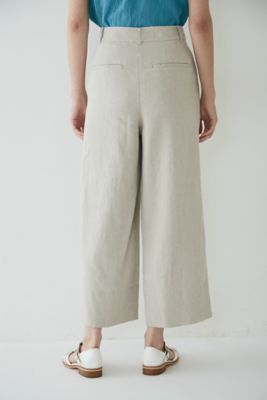 麻混ワイドパンツ（０７７２１３０６０７）