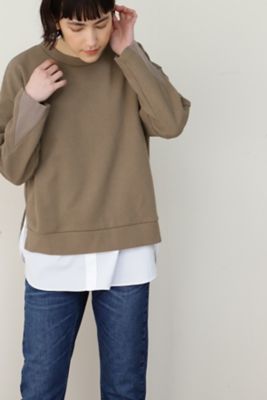 ◆インナー付ブークレーダンボールプルオーバー（０７７２１６０１０４）