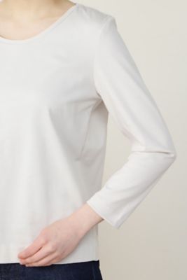 オーガニックコットンスムース長袖Ｔシャツ（０７７２１６０２０７）