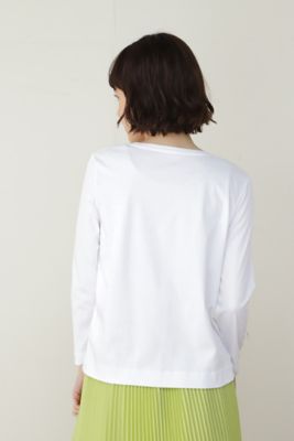 オーガニックコットンスムース長袖Ｔシャツ（０７７２１６０２０７）