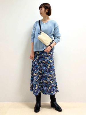 オーガニックコットンスムース長袖Ｔシャツ（０７７２１６０２０７）