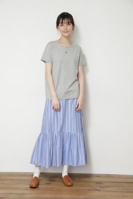 ◆オーガニック綿天竺半袖Ｔシャツ（０７７２１６０３０１）
