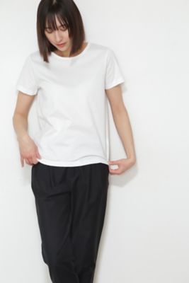 ＜human woman (Women)＞◆オーガニック綿天竺半袖Ｔシャツ（０７７２１６０３０１）