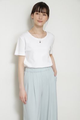 オーガニックコットンスムース半袖Ｔシャツ（０７７２１６０３０４）