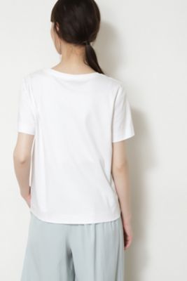 オーガニックコットンスムース半袖Ｔシャツ（０７７２１６０３０４）