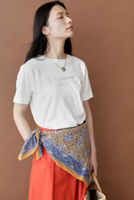 ＜human woman (Women)＞ｍｕｇｕｅｔロゴＴシャツ（０７７２１６０５０３）