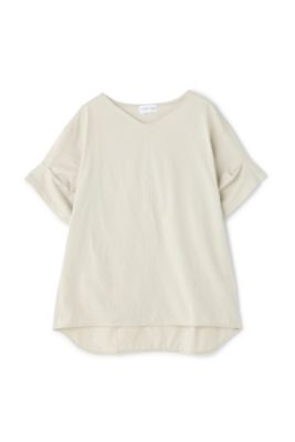 ◆タックスリーブカットソー（０７７２１６０５０５）