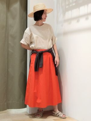 ◆タックスリーブカットソー（０７７２１６０５０５）