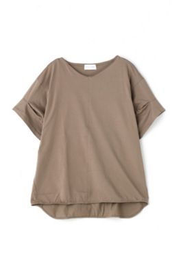 ◆タックスリーブカットソー（０７７２１６０５０５）