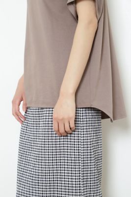 ◆タックスリーブカットソー（０７７２１６０５０５）