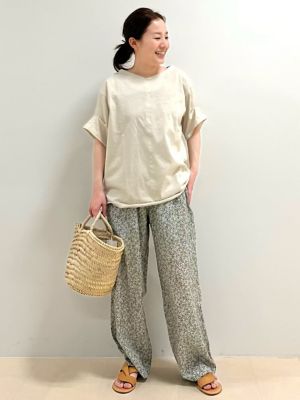 ◆タックスリーブカットソー（０７７２１６０５０５）