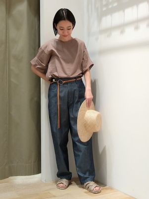 ◆タックスリーブカットソー（０７７２１６０５０５）