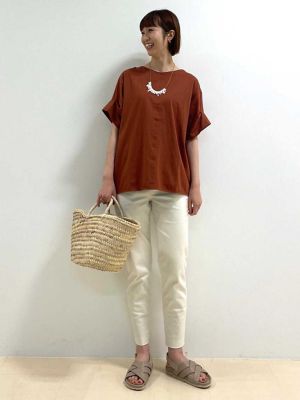 ◆タックスリーブカットソー（０７７２１６０５０５）