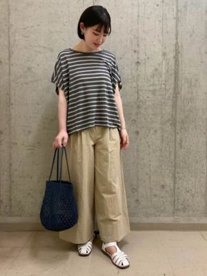 ◆リネン天竺カットソー（０７７２１６０５０６）