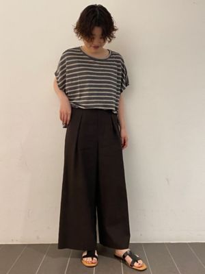 ◆リネン天竺カットソー（０７７２１６０５０６）