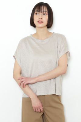 ◆リネン天竺カットソー（０７７２１６０５０６）