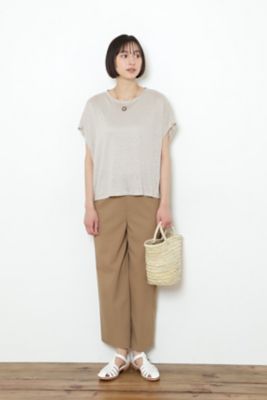 ◆リネン天竺カットソー（０７７２１６０５０６）