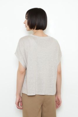 ◆リネン天竺カットソー（０７７２１６０５０６）