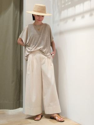 ◆リネン天竺カットソー（０７７２１６０５０６）