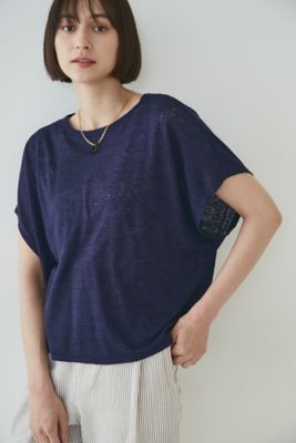 ◆リネン天竺カットソー（０７７２１６０５０６）