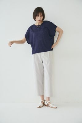 ◆リネン天竺カットソー（０７７２１６０５０６）