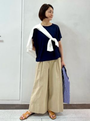 ◆リネン天竺カットソー（０７７２１６０５０６）