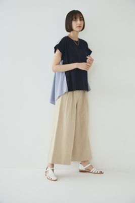 布帛ドッキングカットソー（０７７２１６０５１０）