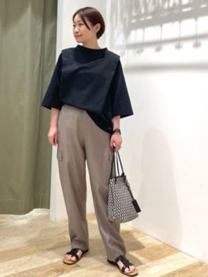 ジャガードストライプジャージカットソー（０７７２１６０５１１）