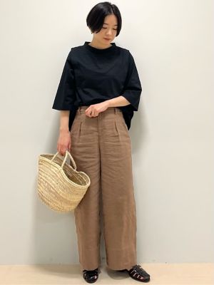 ジャガードストライプジャージカットソー（０７７２１６０５１１）