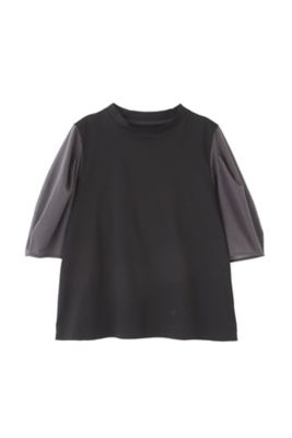 ◆袖布帛ドッキングプルオーバー（０７７２１６０６０２）