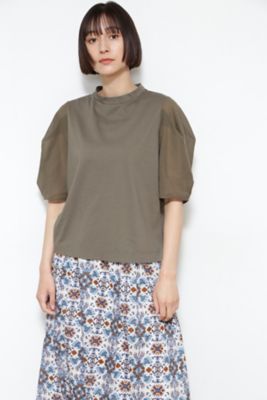 ◆袖布帛ドッキングプルオーバー（０７７２１６０６０２）