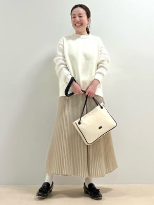 ◆袖ボリュームプルオーバーニット（０７７２１７０２０７）