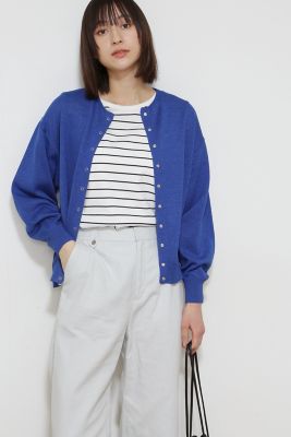 ◆ペーパーヤーンカーディガン（０７７２１７０３００）