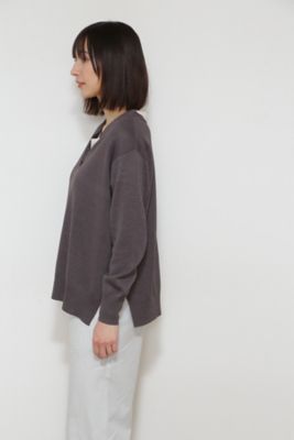 ◆ペーパーヤーン２ＷＡＹプルオーバー（０７７２１７０３０１）