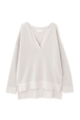 ◆キーネックチュニックニット（０７７２１７０３０４）
