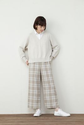 ◆５ｅ・衿つきプルオーバーニット（０７７２１７０３０８）